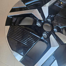 Load image into Gallery viewer, 1x Alufelge 17 Zoll 6.5" 4x108 32ET Glanz Schwarz 9849269080 Peugeot II 208 FEL5960555271lu