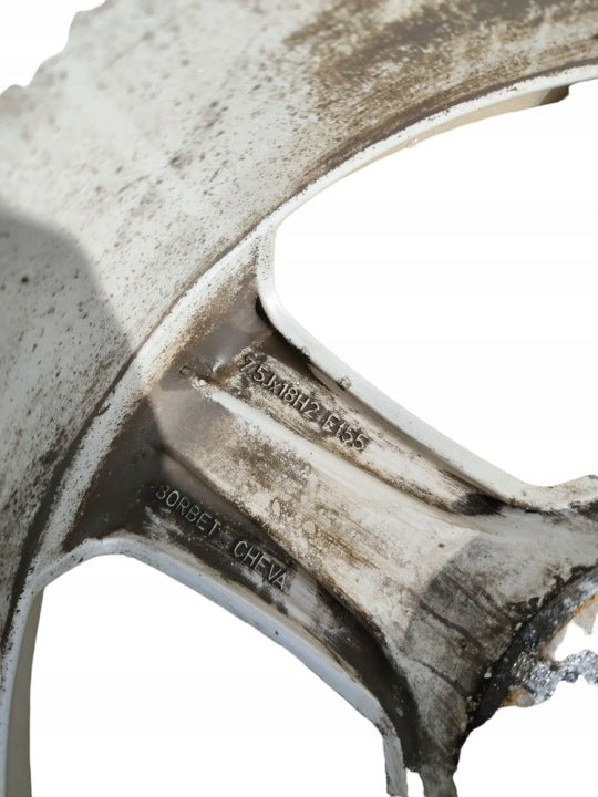 1x Alufelge 18 Zoll 7.5" 5x108 55ET Glanz Silber 80A601025AR Ford Galaxy I Kuga FEL5655281618vg