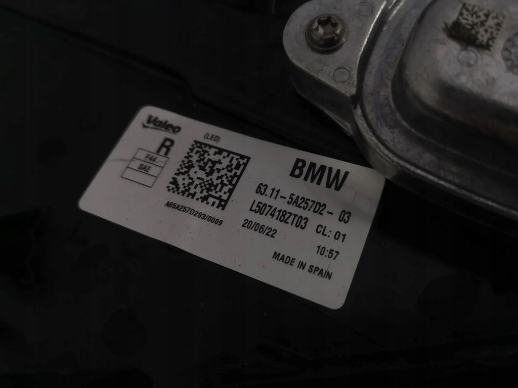 Frontscheinwerfer BMW 2 F44 5A257D2 Rechts Scheinwerfer Headlight