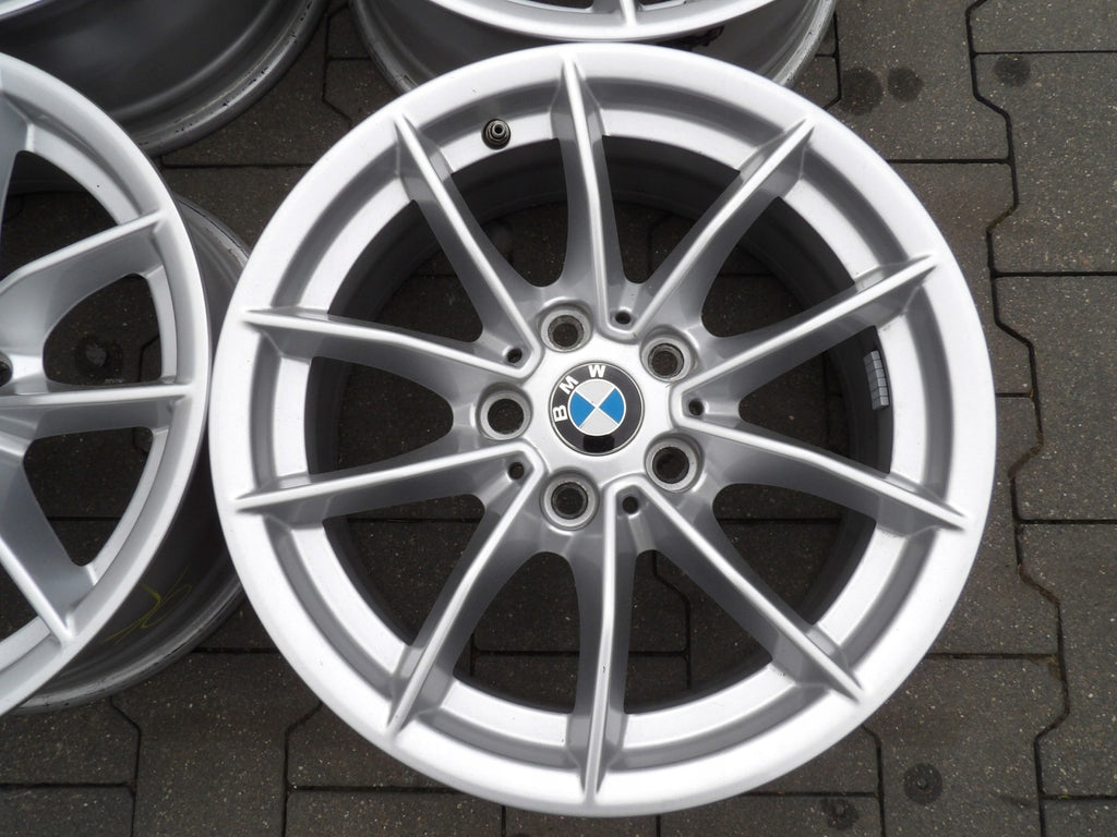 4x Alufelge 16 Zoll 6.5" 5x112 22ET Glanz Silber BMW Rim Wheel FEL2864618507hn