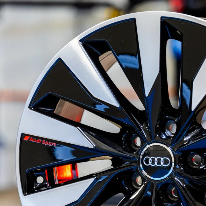 4x Alufelge 18 Zoll 8.0" 5x112 39ET Glanz Schwarz 4K0601025B Audi Rim Wheel FEL4745560616gg