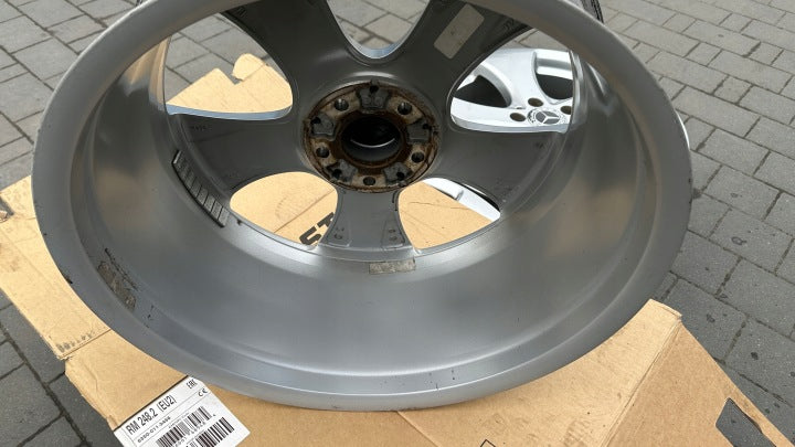 1x Alufelge 19 Zoll 8.5" 5x112 62ET Glanz Silber A1664013000 Mercedes-Benz FEL5509985569qq