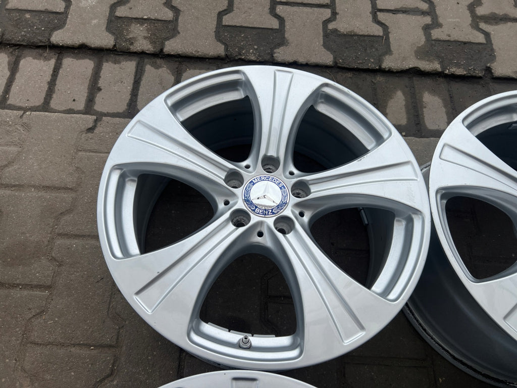 4x Alufelge 18 Zoll 8.0" 5x112 Glanz Silber A2534010800 Mercedes-Benz Vito FEL6332443496gp