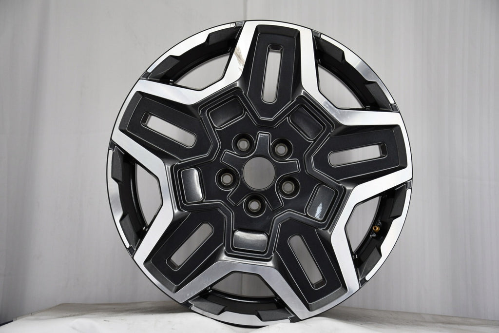 1x Alufelge 19 Zoll 7.5" 5x114.3 49 5ET Glanz Schwarz 52910-S1730 Hyundai I Mg FEL5558281777qm