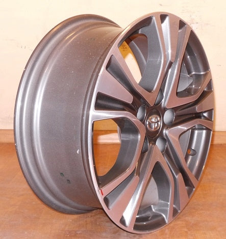 1x Alufelge 17 Zoll 7.0" 5x114.3 39ET Glanz Graphit PZ49MX0670 Mg Rav 4 FEL3914807386xj