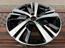 Load image into Gallery viewer, 1x Alufelge 18 Zoll 7.5" 5x108 49ET Glanz Schwarz 9809687377 Peugeot Rim Wheel FEL2973017843vg