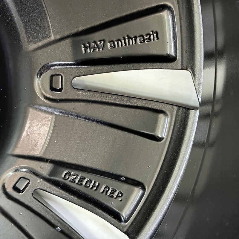 1x Alufelge 17 Zoll 6.5" 5x112 41ET Glanz Graphit 3V0601025 Mg Superb Rim Wheel