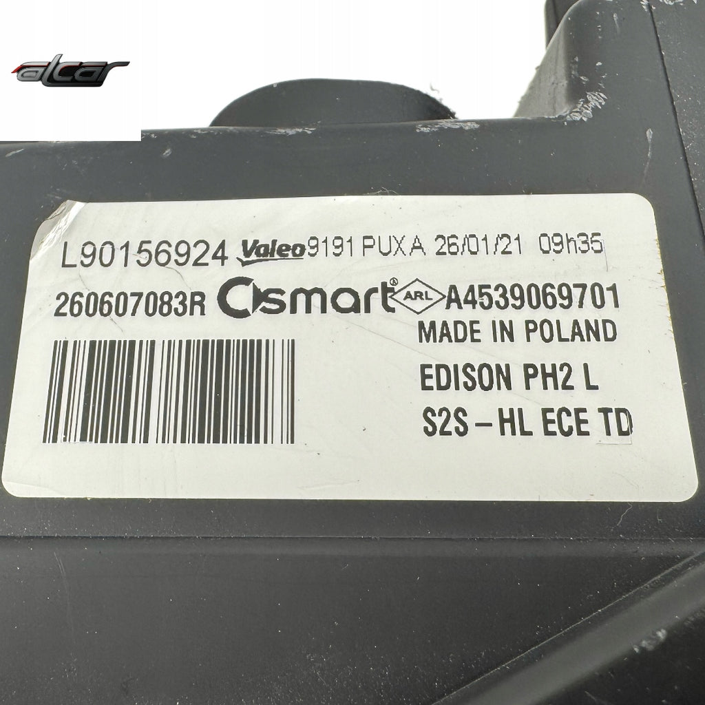 Frontscheinwerfer Smart Fortwo Forfour A4539069701 Links Scheinwerfer Headlight SCH6767063970lc