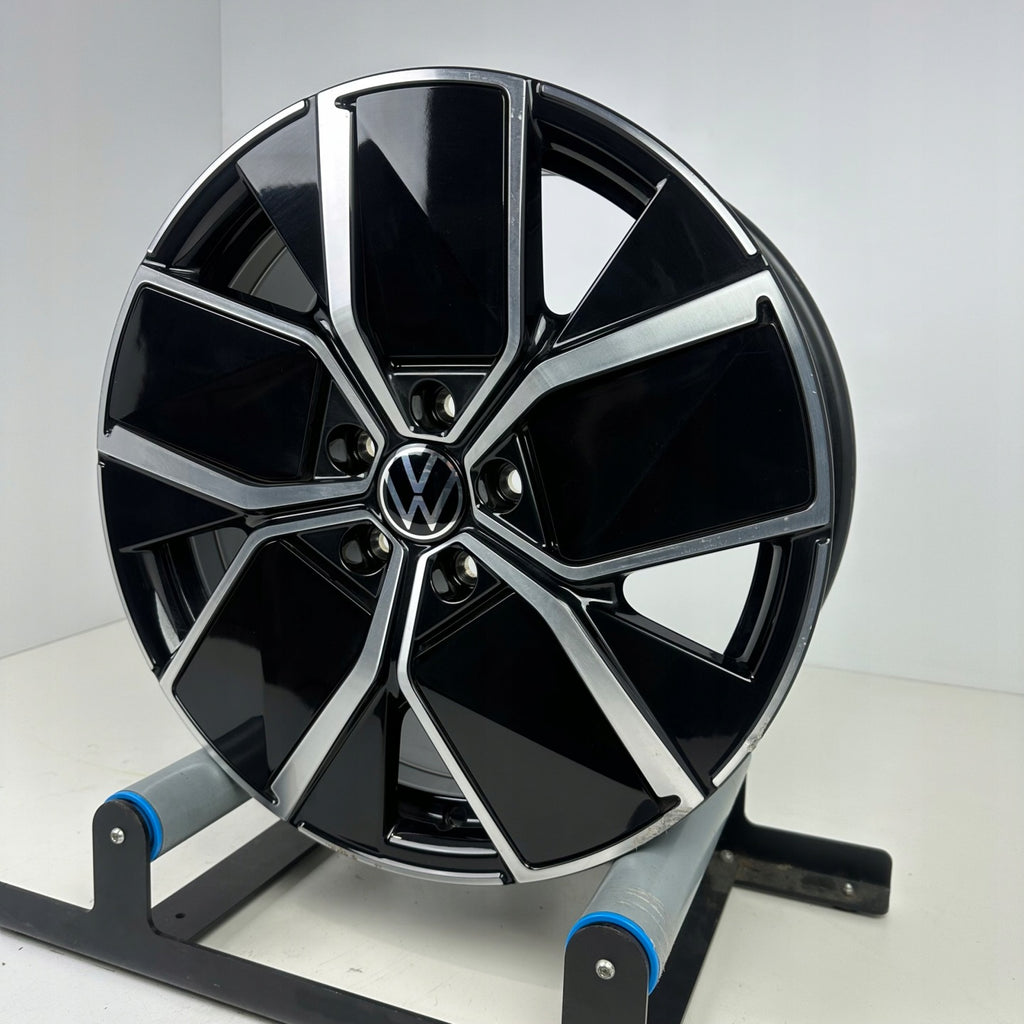 1x Alufelge 18 Zoll 7.5" 5x112 51ET Glanz Schwarz 5H0601025BD VW Golf I FEL9962697600ol
