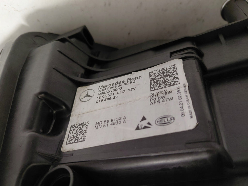 Frontscheinwerfer Mercedes-Benz W247 A2479063605 Full LED Rechts Headlight SCH2529952011zw
