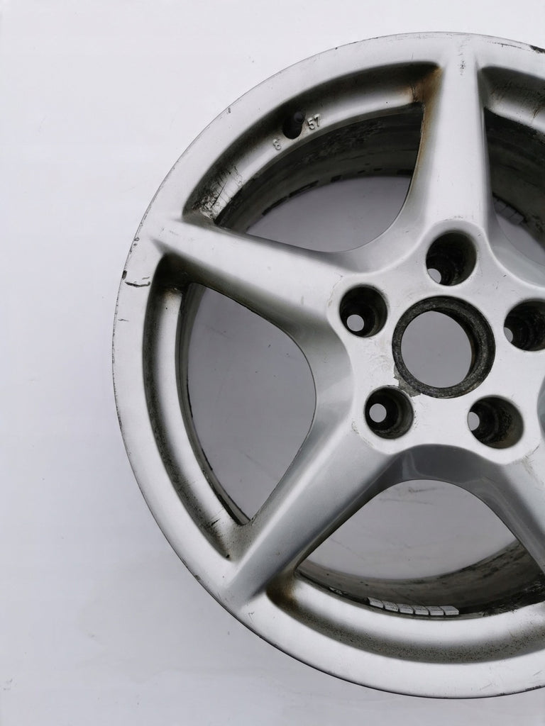 1x Alufelge 18 Zoll 8.0" 5x130 57ET Glanz Silber 99736213600 Porsche 911 997