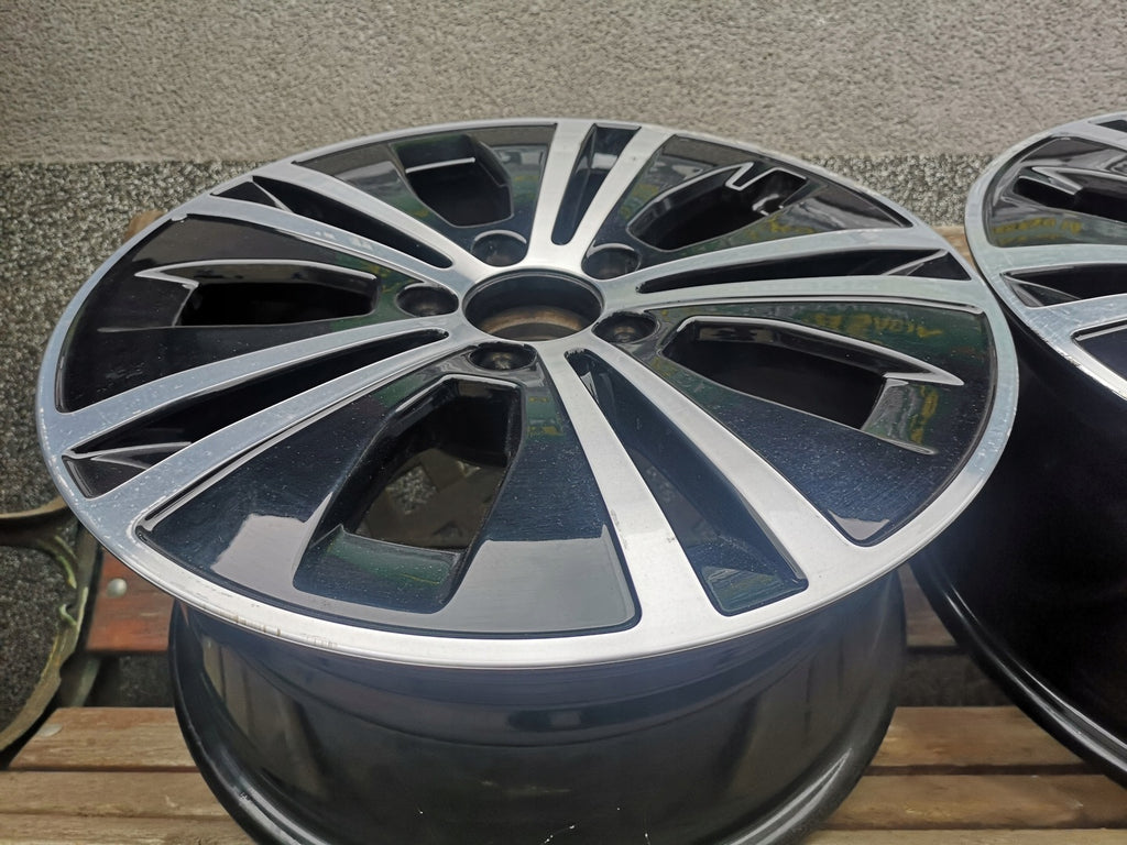 1x Alufelge 17 Zoll 7.5" 5x112 40ET Glanz Schwarz A2134015100 Mercedes-Benz W213