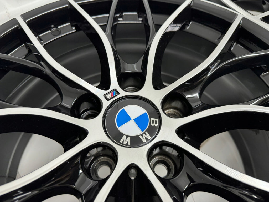 4x Alufelge 18 Zoll 8.0" 5x120 34ET Glanz Silber BMW F30 Rim Wheel FEL9571592102ta