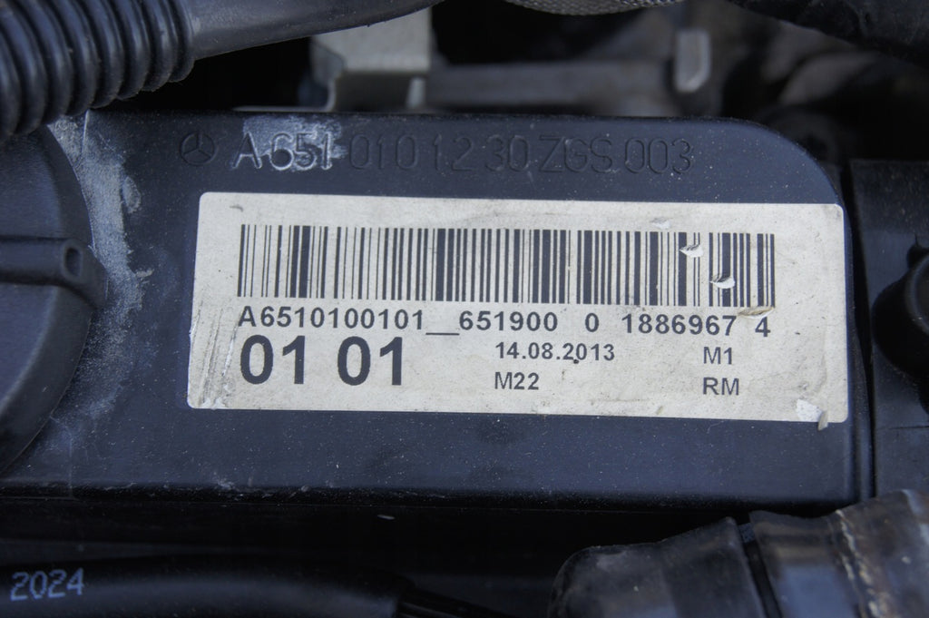 Motor Mercedes-Benz 651911 2.2 CRDI 2013 Diesel Engine Komplett