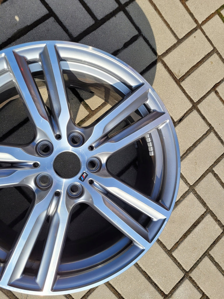 1x Alufelge 18 Zoll 8.0" 5x112 57ET Glanz Silber 7848602 BMW 2 F45 F46 Rim Wheel