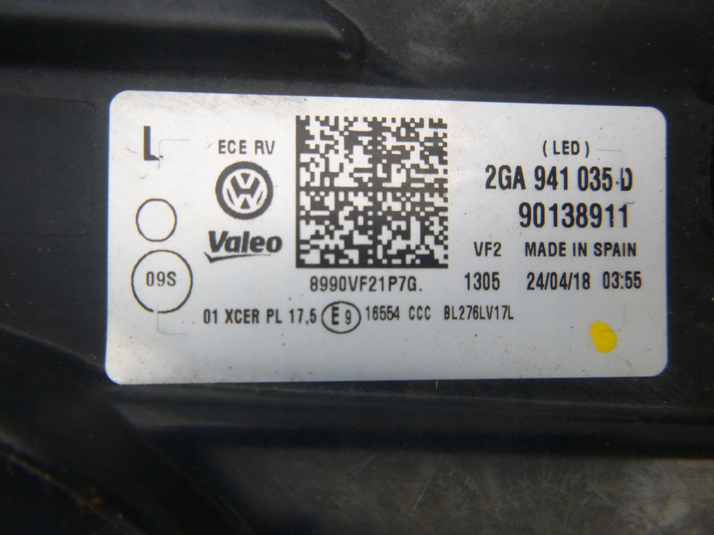 Frontscheinwerfer VW T-Roc T Roc 2GA941035D Full LED Links Headlight