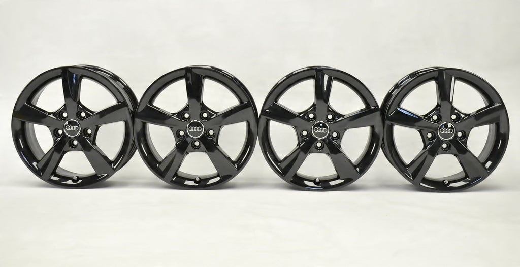 1x Alufelge 16 Zoll 6.0" 5x112 48ET Glanz Schwarz 8V0071496 Audi A3 Rim Wheel