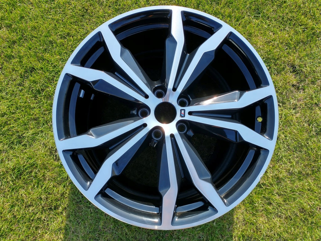 1x Alufelge 20 Zoll 8.0" 5x112 50ET Glanz Schwarz 8008622 BMW X2 F39 Rim Wheel FEL7401686604nk