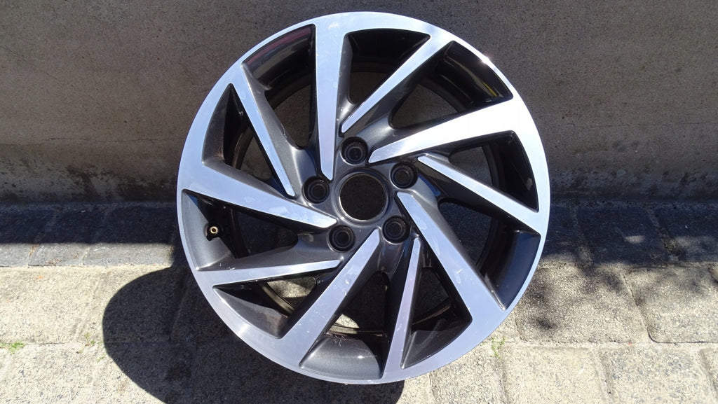 1x Alufelge 16 Zoll 6.5" 5x112 46ET Glanz Schwarz 5G0601025DM VW Golf Vii FEL7475509261xe