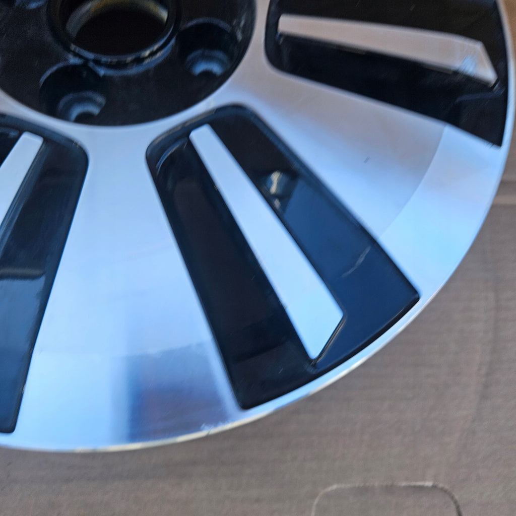 1x Alufelge 15 Zoll 5.0" 4x100 35ET Glanz Schwarz 1S0601025AH VW Rim Wheel FEL8178788947jv