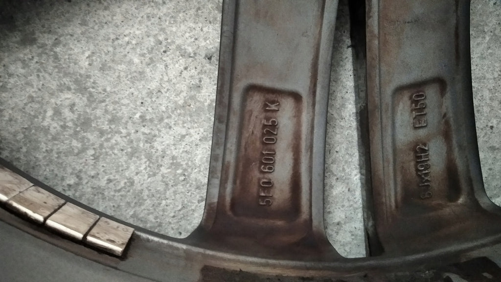 1x Alufelge 19 Zoll 8.0" 5x112 50ET 5F0601025K Seat Rim Wheel