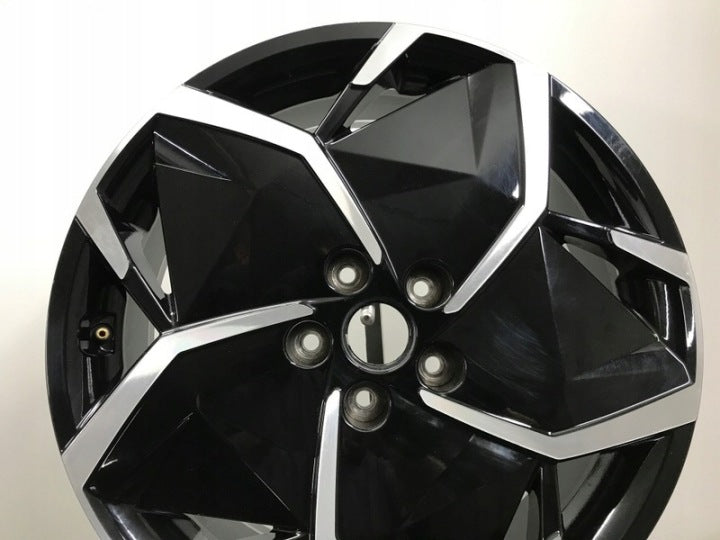 1x Alufelge 19 Zoll 7.5" 5x114.3 49 5ET Glanz Schwarz 52910G1130 Hyundai Ioniq FEL2511821971qg