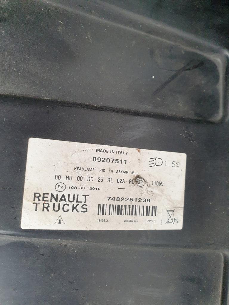 Frontscheinwerfer Renault 82276662 Links Scheinwerfer Headlight SCH3064859878cl