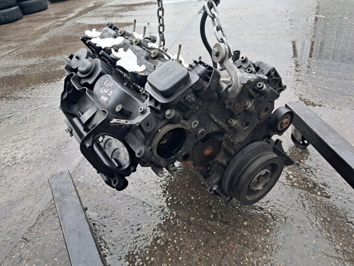 Motor BMW E60 7786664 M47T2 163PS Diesel Engine Unkomplett MOT3705604759hf