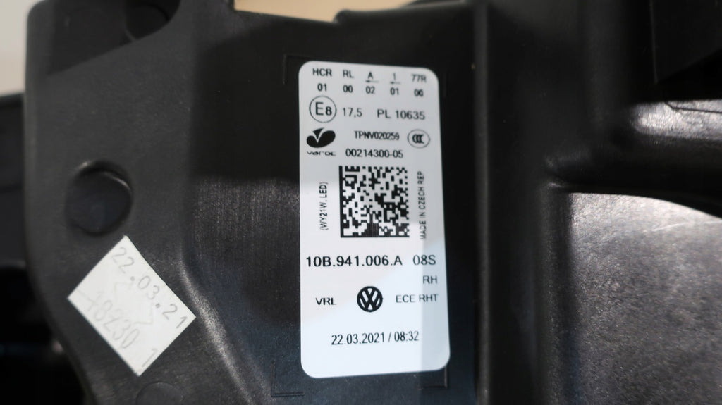 Frontscheinwerfer VW Id.3 10B941006A Full LED Rechts Scheinwerfer Headlight SCH6434843714mr