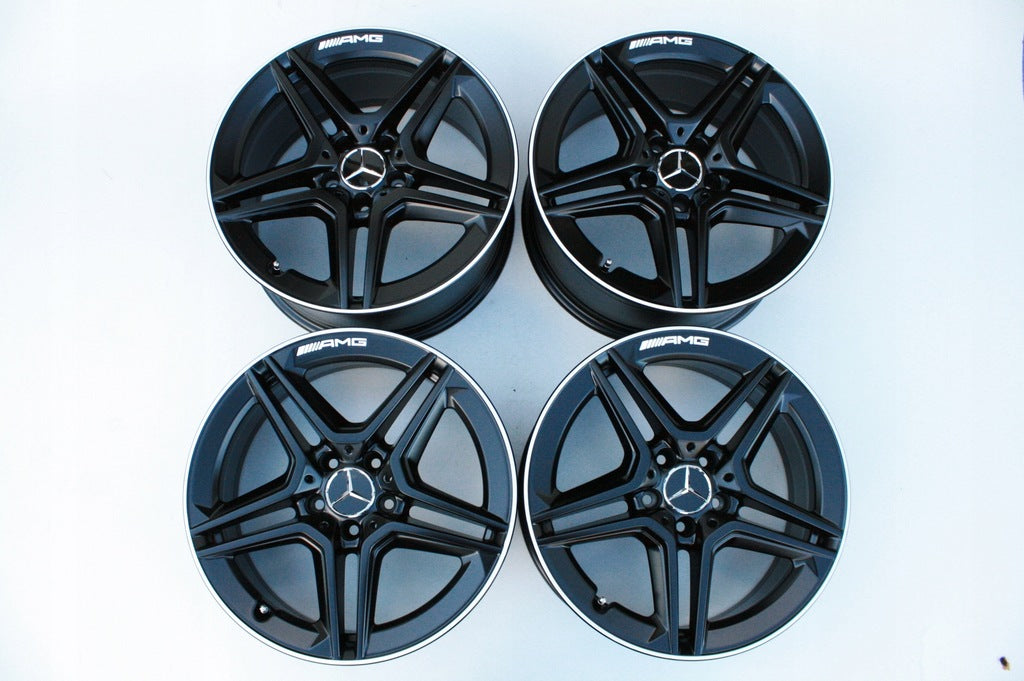 4x Alufelge 18 Zoll 7.5" 5x112 44ET Matt Schwarz A2054019500 Mercedes-Benz Amg FEL7870386882tp