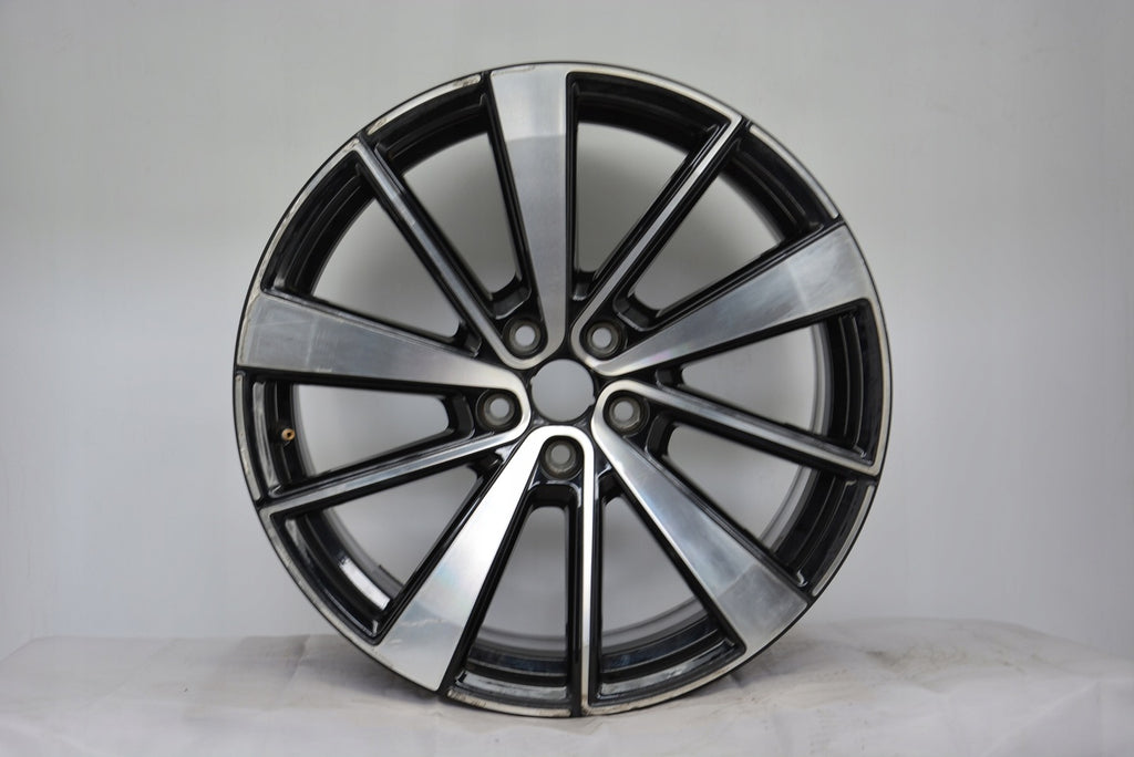 1x Alufelge 19 Zoll 9.0" 5x108 53ET Glanz Schwarz 32134523 Polestar 2 1