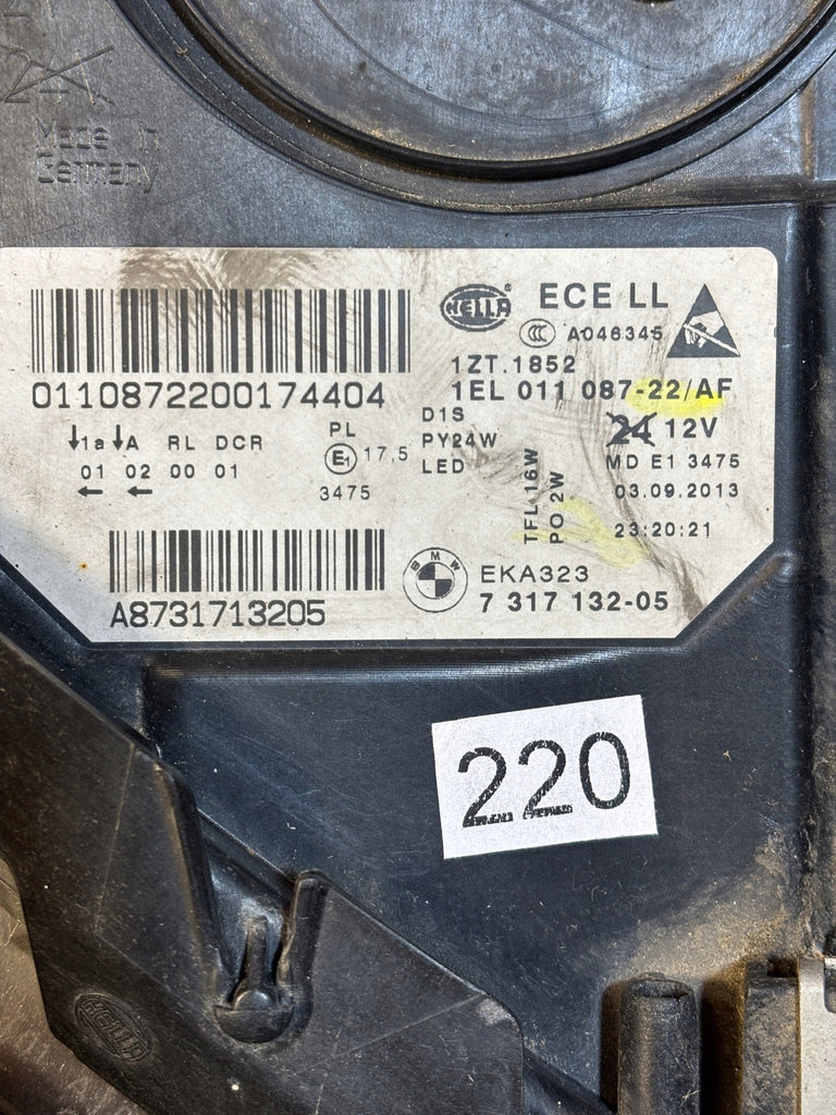 Frontscheinwerfer BMW F11 F10 7317132-05 Xenon Rechts Scheinwerfer Headlight SCH2073890776ag