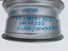 Load image into Gallery viewer, 1x Alufelge 18 Zoll 7.5" 5x108 50 5ET Glanz Silber 31471553 Volvo Rim Wheel FEL6370983444tj