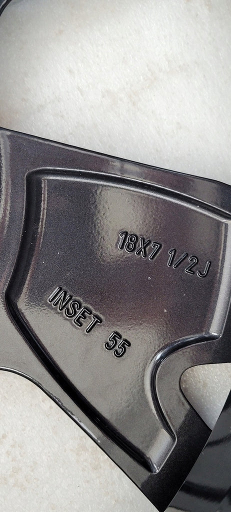 1x Alufelge 18 Zoll 7.5" 5x114.3 55ET 3M018075B Honda Hr-V Hrv Rim Wheel