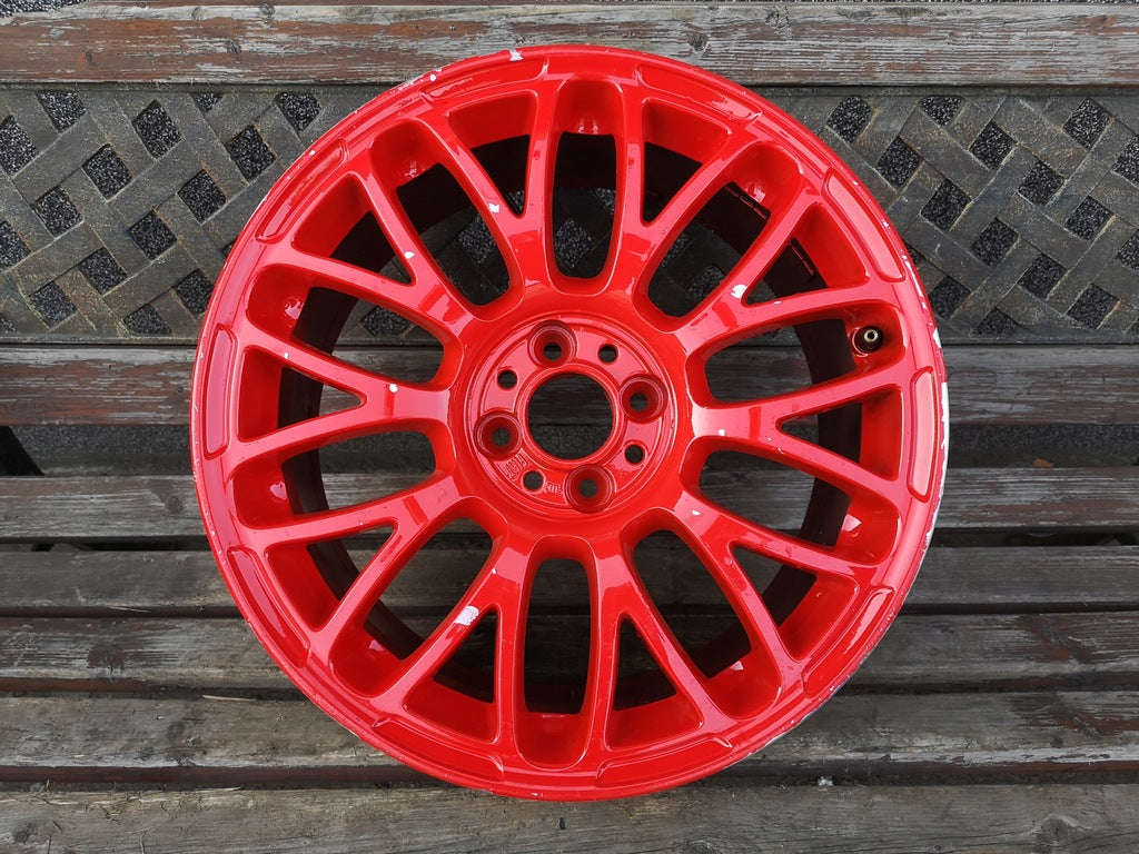 1x Alufelge 17 Zoll 7.0" 4x98 38ET Glanz Rot 518292090 130004582 Abarth 500 FEL8512806975xj