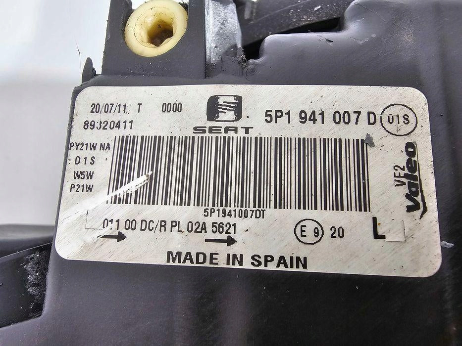 Frontscheinwerfer Seat Altea 103419012893 Xenon Links Scheinwerfer Headlight SCH7858536478lx