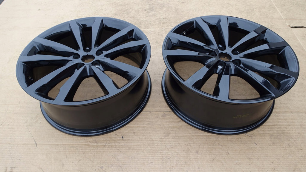 1x Alufelge 20 Zoll 8.0" 5x108 40ET Glanz Schwarz Jaguar Rim Wheel FEL9630979843ui