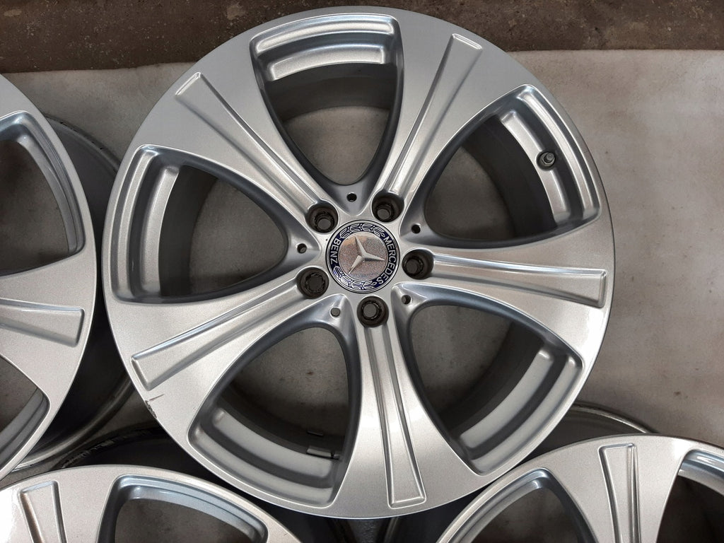 4x Alufelge 18 Zoll 8.0" 5x112 38ET Glanz Silber A2534010800 Mercedes-Benz Glc