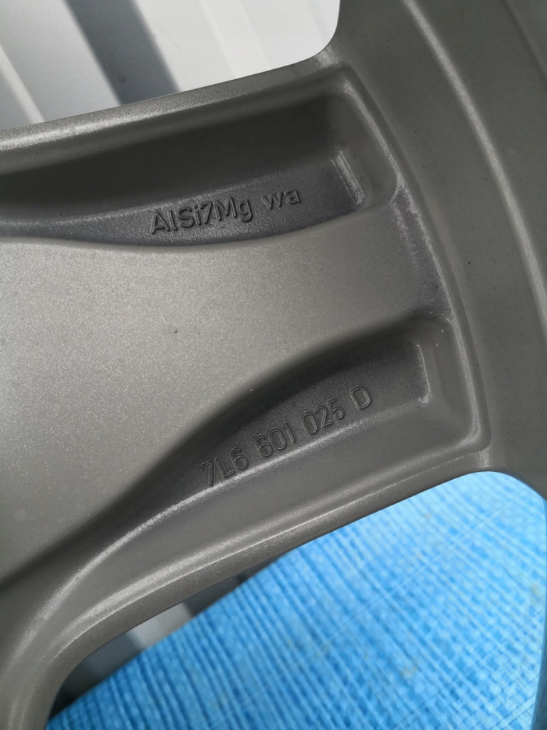 1x Alufelge 19 Zoll 9.0" 5x130 60ET Glanz Silber 7L6601025D Audi Q7 Touareg 7l6 FEL7421819669qx