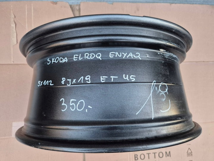 1x Alufelge 19 Zoll 8.0" 5x112 45ET 5LA601025- Skoda Enyaq Iv Rim Wheel FEL5909187912uo