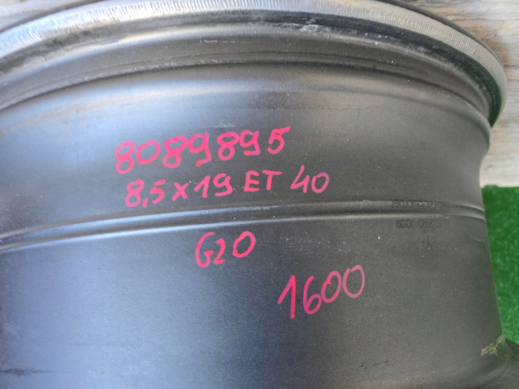 1x Alufelge 19 Zoll 8.5" 5x112 8089895 BMW 3 G20 Rim Wheel FEL4805750949kz