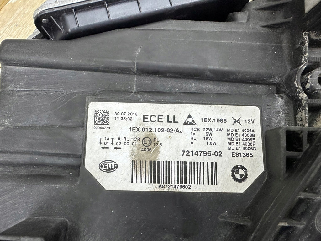 Frontscheinwerfer BMW 3 F30 F31 7214796-02 LED Rechts Scheinwerfer Headlight SCH1842526997zv