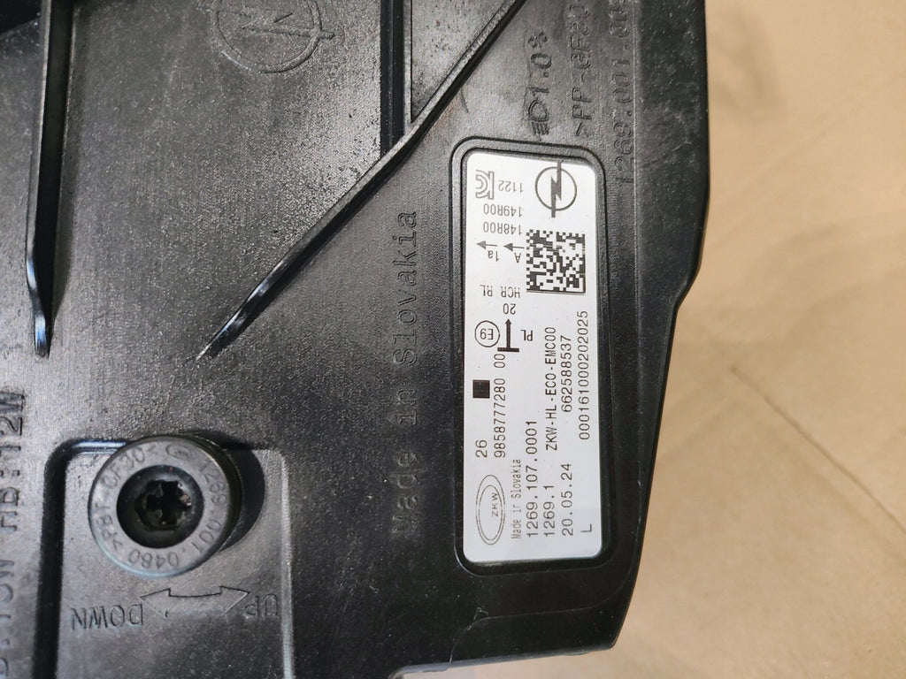 Frontscheinwerfer Opel Astra L 662588537 Links Scheinwerfer Headlight SCH2926089097ka
