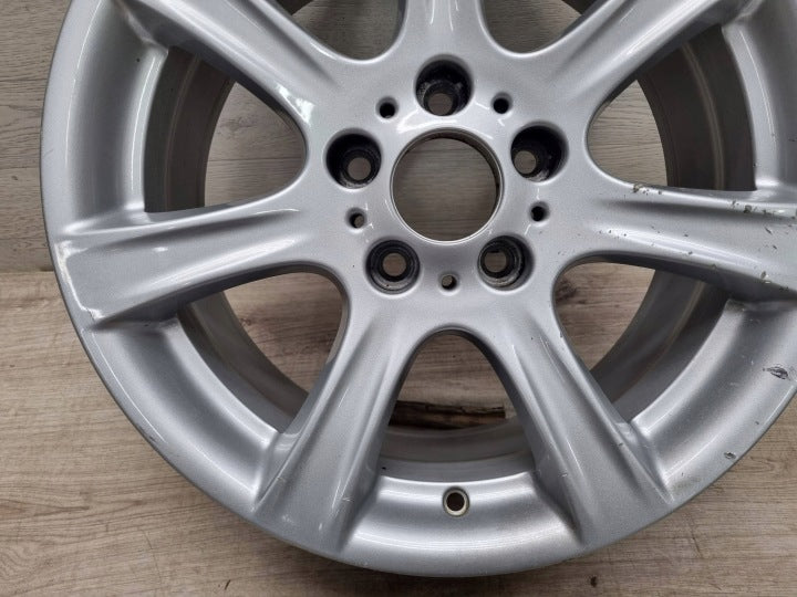1x Alufelge 17 Zoll 8.0" 5x120 34ET Glanz Silber 6856893 BMW 3 F30 F31 Rim Wheel FEL3309715480up