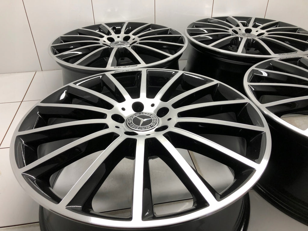 4x Alufelge 20 Zoll 8.0" 5x112 43ET Glanz Schwarz A2134012200 Mercedes-Benz Amg FEL5487350311cj