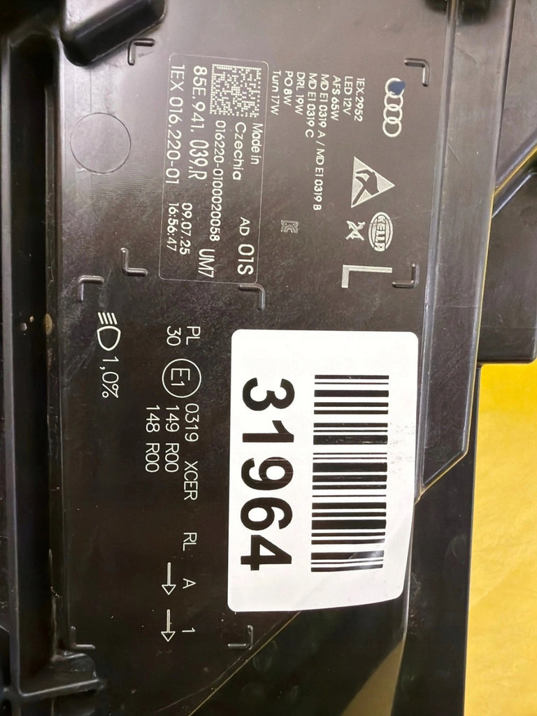 Frontscheinwerfer Audi E-Tron 85E941039R LED Links Scheinwerfer Headlight SCH4630995154mz