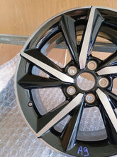 Load image into Gallery viewer, 1x Alufelge 17 Zoll 7.0" 5x114.3 50ET Glanz Schwarz PW457-02001 Toyota Corolla FEL5443491626ca