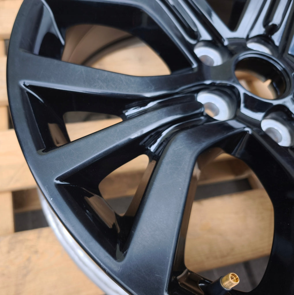 1x Alufelge 18 Zoll 7.0" 5x114.3 38ET Glanz Schwarz Mitsubishi Outlander I FEL1019074537fe
