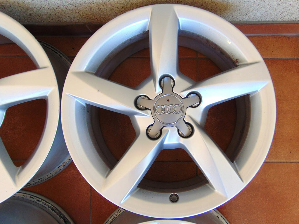 4x Alufelge 16 Zoll 7.5" 5x112 45ET Glanz Silber 8K0601025CL Audi A4 B8 FEL5040403093xo