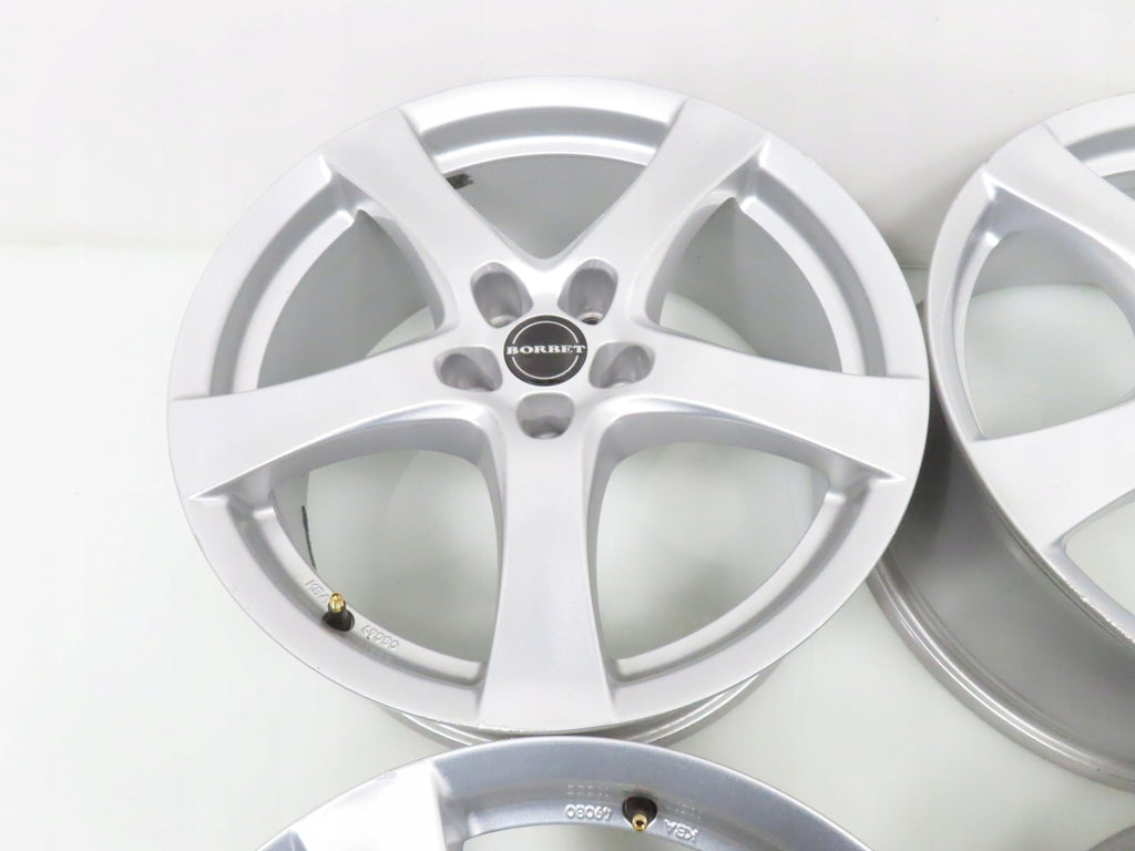 4x Alufelge 18 Zoll 8.0" 5x112 35ET Silber KBA49080 Audi I Rim Wheel FEL1558350967md